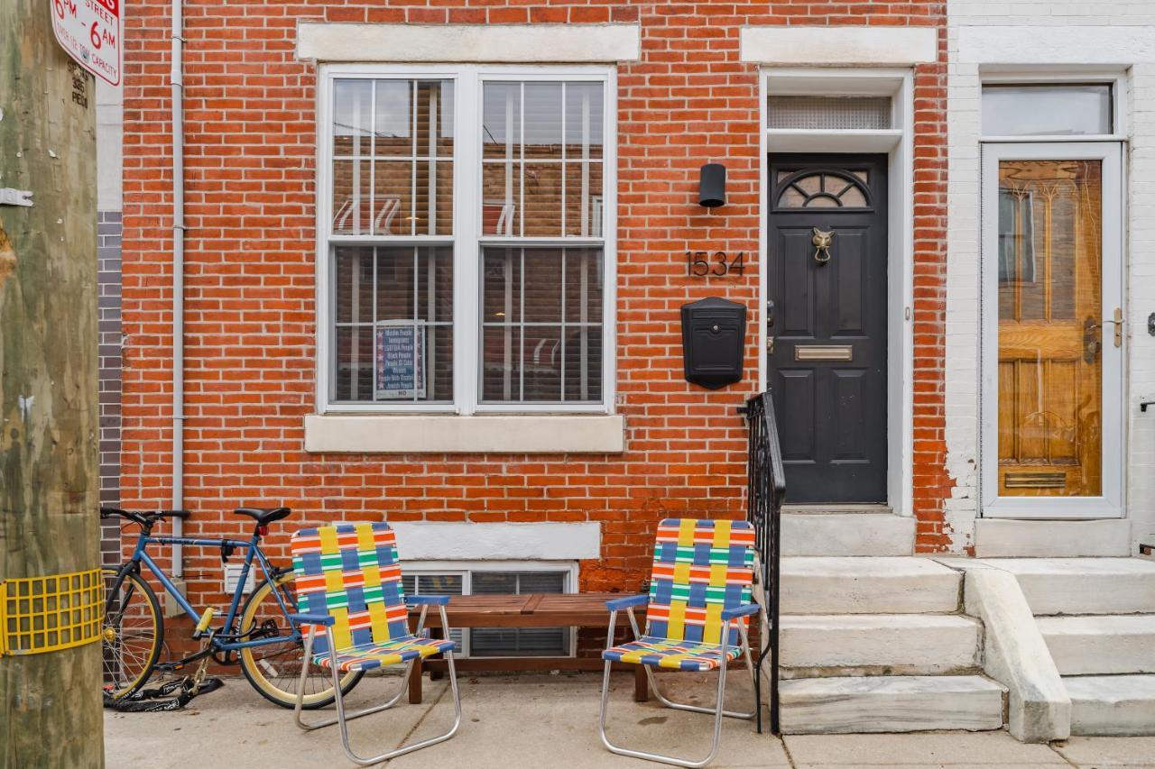 Bedroom In Thoughtfully Decorated East Passyunk Home Filadelfia Exterior foto